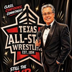 Announcing in Downtown Houston, May 2026
